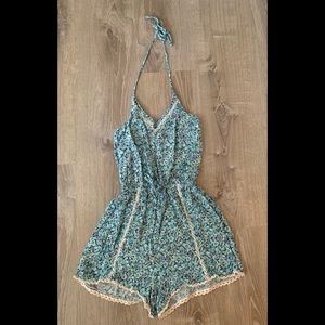 Floral Hollister Romper